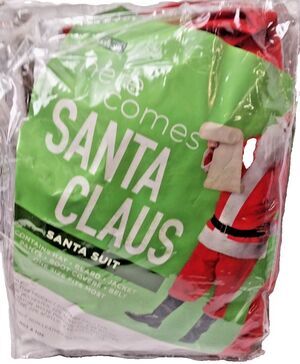 HERE COMES SANTA CLAUS SANTA SUIT ONE SIZE FITS MOST COSTUME DRESS UP New